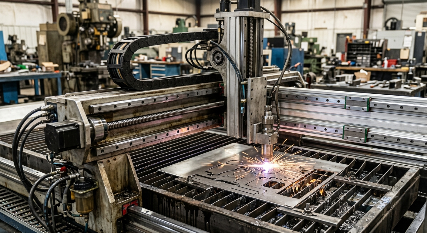 Ứng dụng trong máy cắt khắc CNC và máy gia công tự động